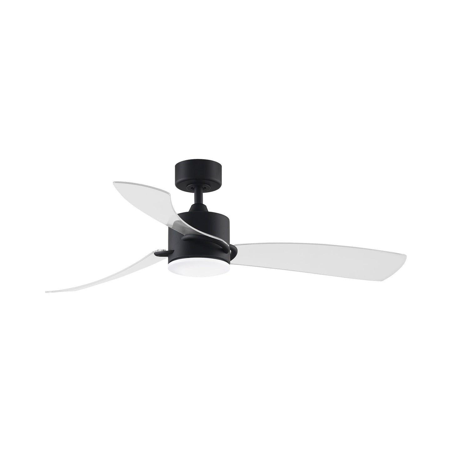 SculptAire Indoor / Outdoor LED Ceiling Fan in Black.