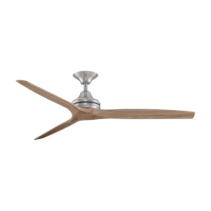 Spitfire Ceiling Fan in Brushed Nickel/Natural (60-Inch).