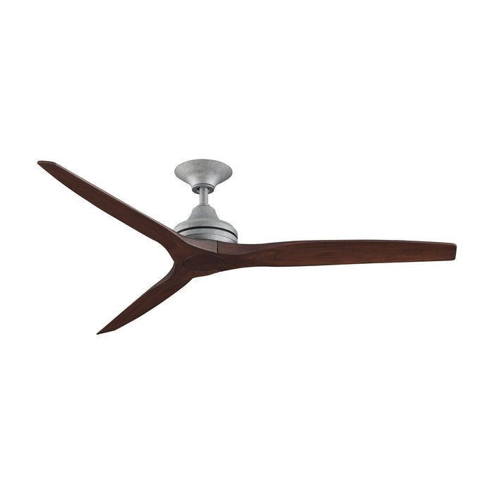 Spitfire Ceiling Fan in Galvanized/Whiskey Wood (60-Inch).