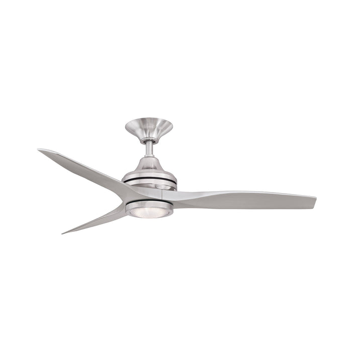 Spitfire LED Ceiling Fan in Brushed Nickel (48-Inch).