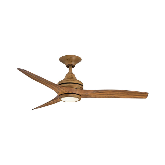 Spitfire LED Ceiling Fan in Driftwood/Driftwood (48-Inch).
