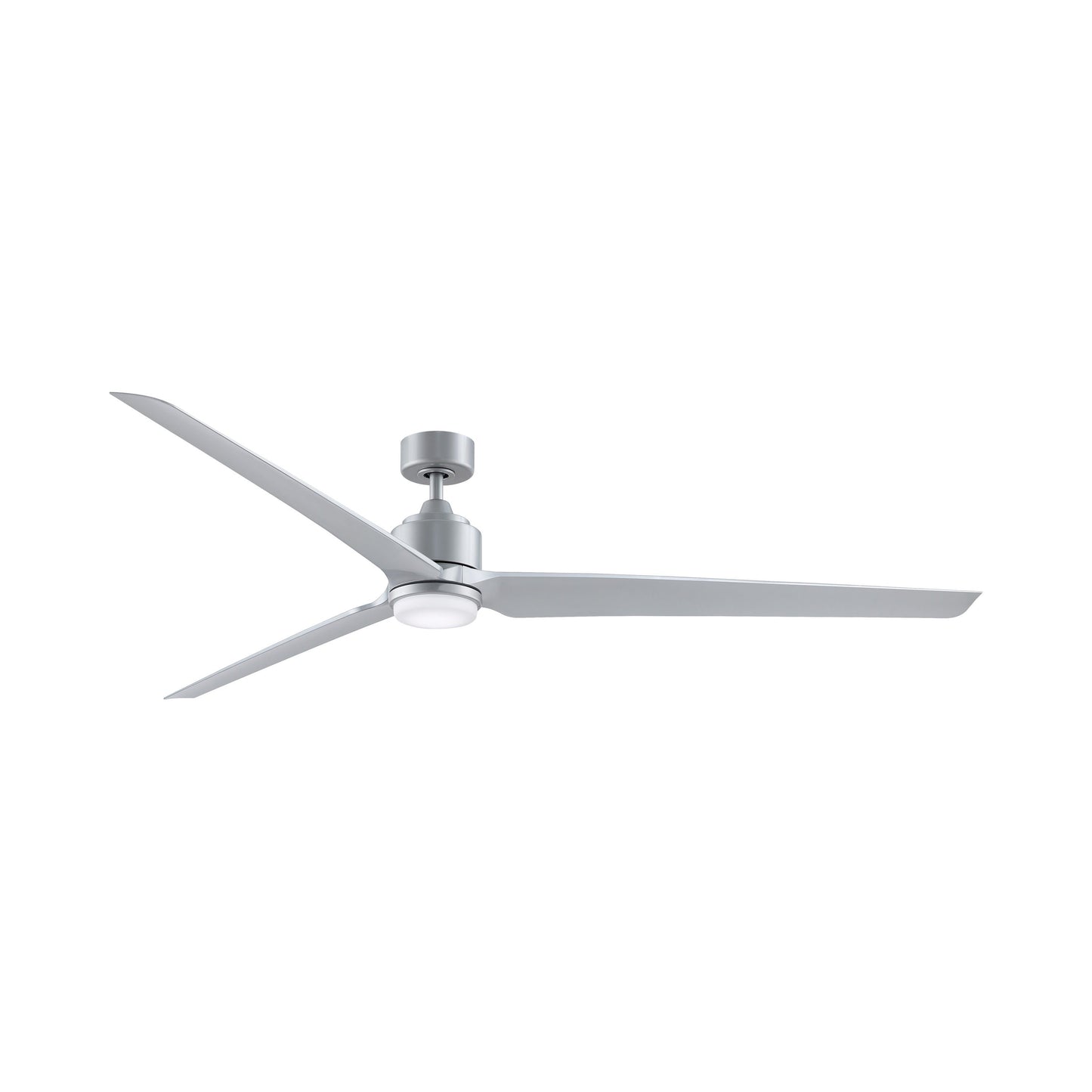 TriAire Custom 84" Ceiling Fan in Silver (Light Kit Included).