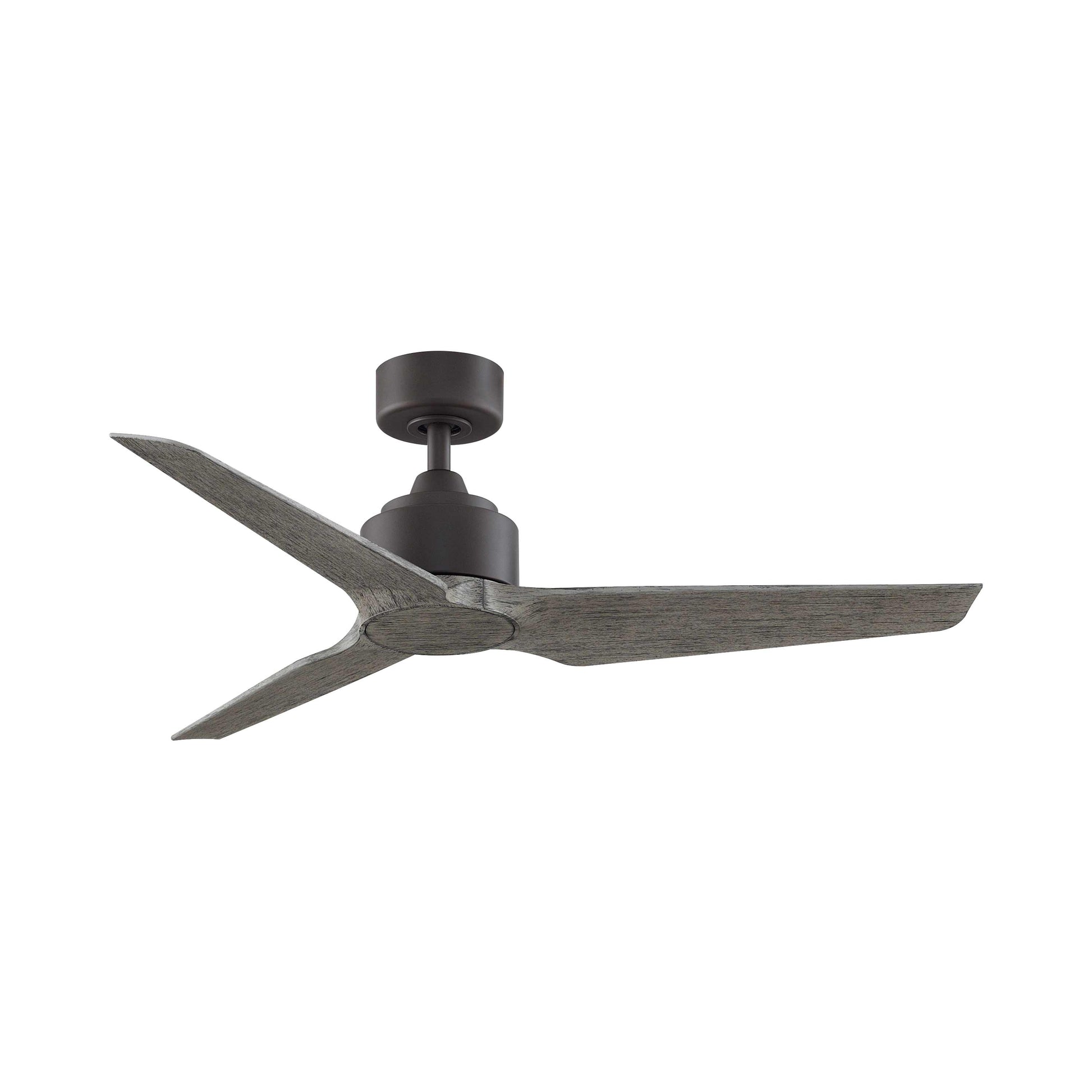 TriAire Custom Ceiling Fan in Matte Greige/Weathered Wood (48-Inch).