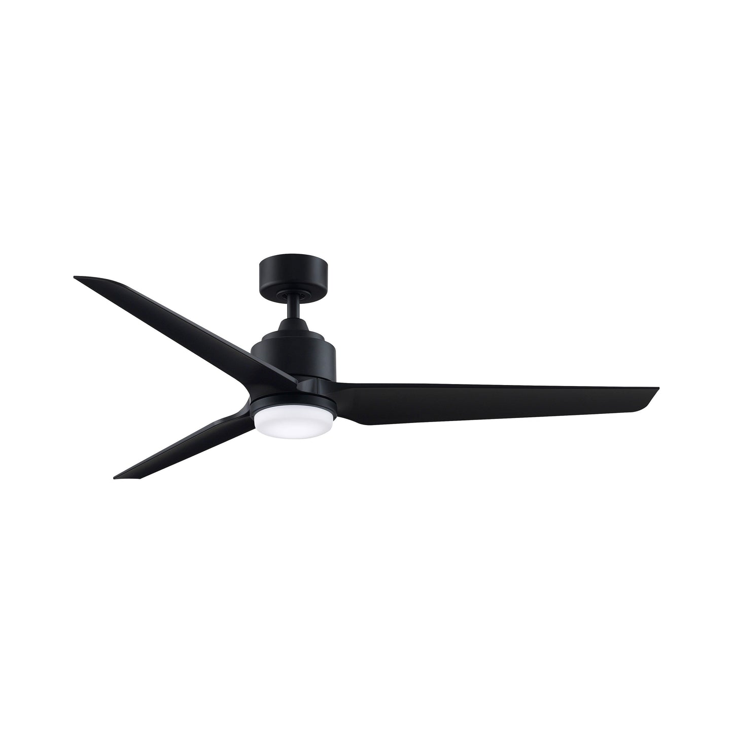 TriAire Custom LED Ceiling Fan in Black (60-Inch).