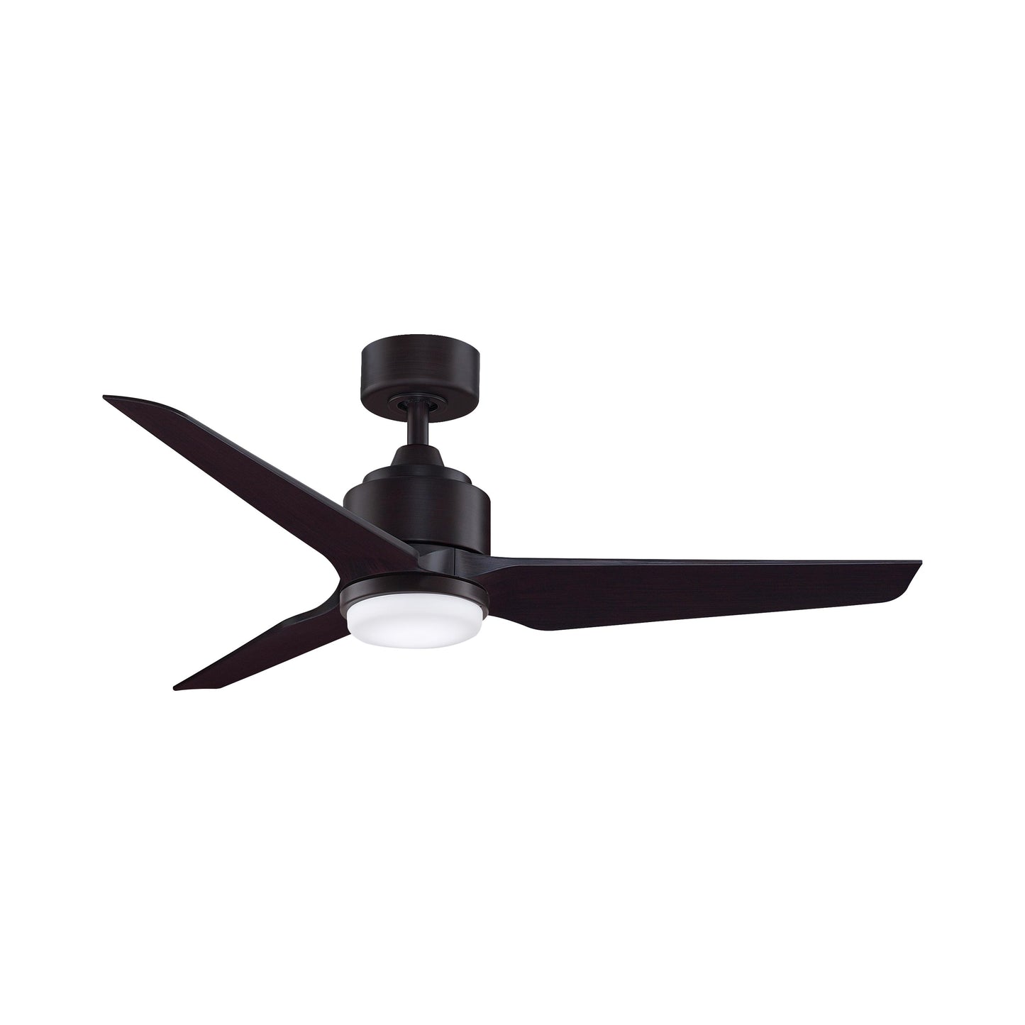 TriAire Custom LED Ceiling Fan in Dark Bronze/Black (48-Inch).