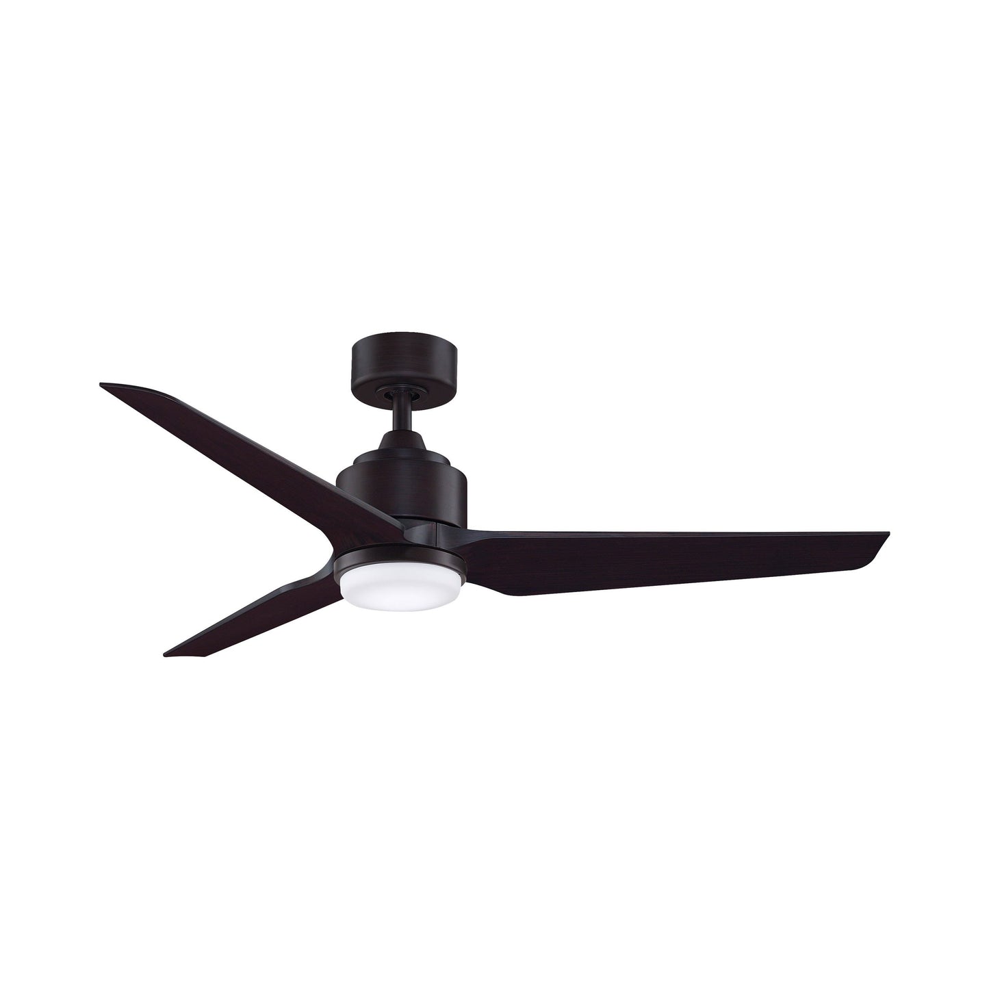 TriAire Custom LED Ceiling Fan in Dark Bronze/Black (52-Inch).