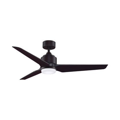 TriAire Custom LED Ceiling Fan in Dark Bronze/Black (52-Inch).