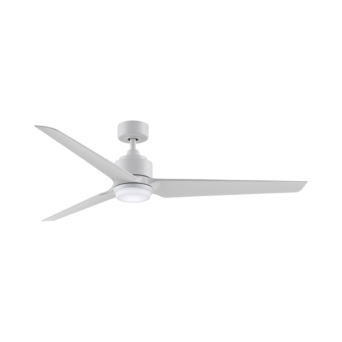 TriAire Custom LED Ceiling Fan in Matte White (64-Inch).