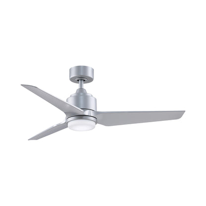 TriAire Custom LED Ceiling Fan in Silver (48-Inch).