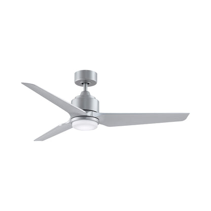 TriAire Custom LED Ceiling Fan in Silver (52-Inch).