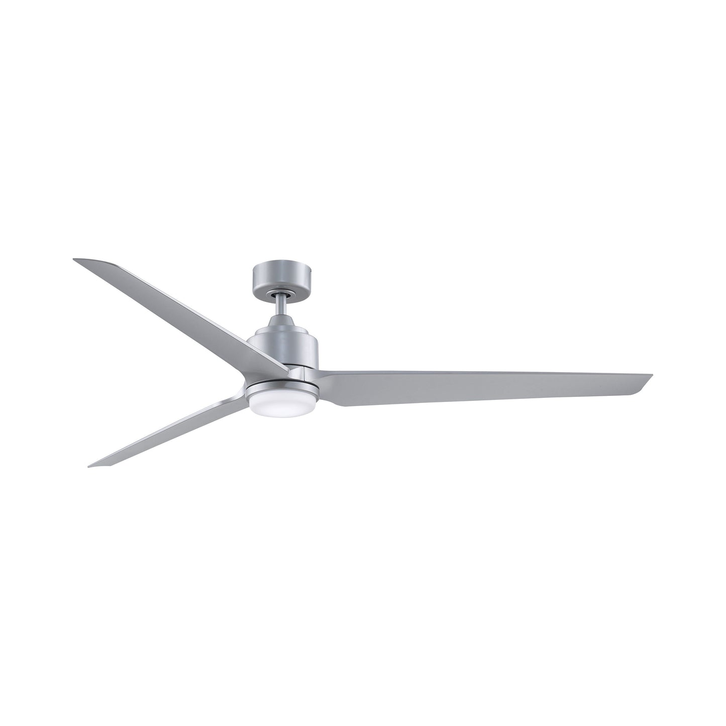 TriAire Custom LED Ceiling Fan in Silver (72-Inch).