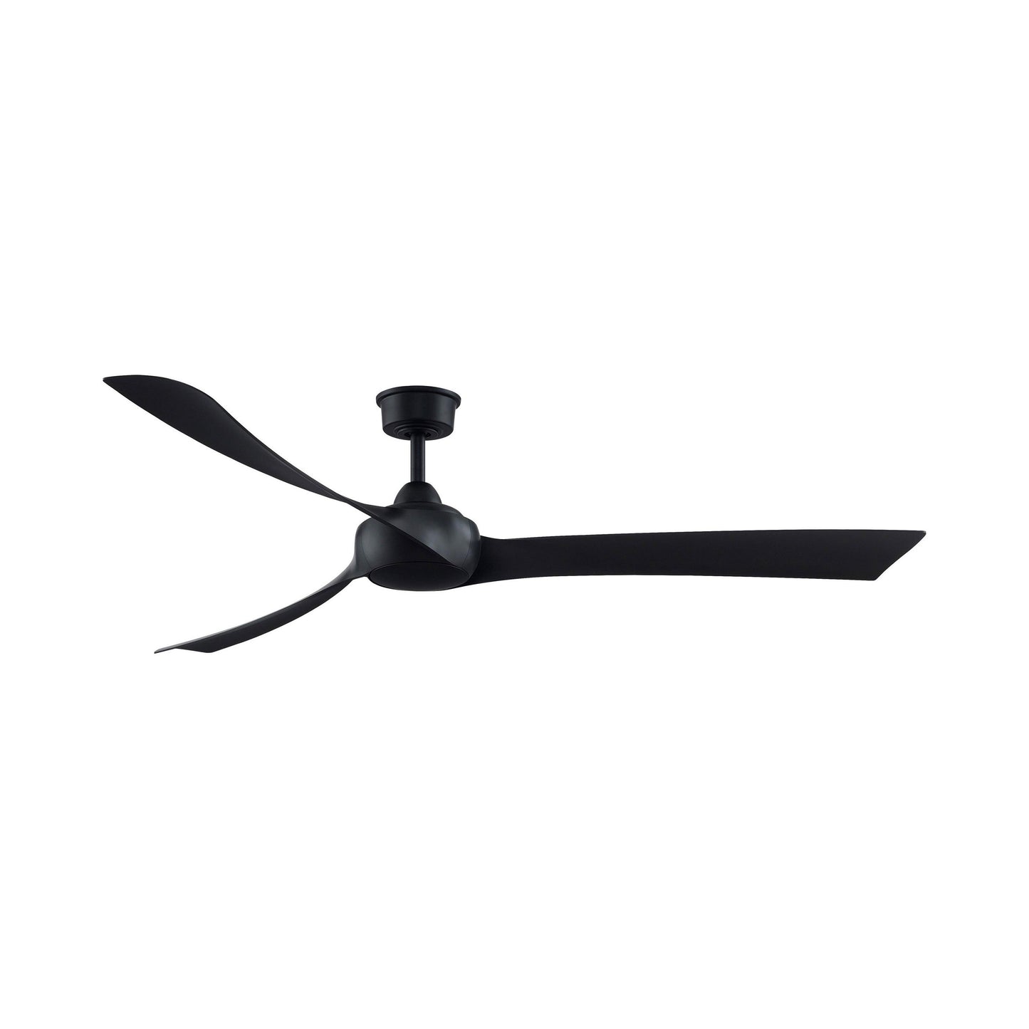 Wrap Custom 72 Inch Ceiling Fan in Black.