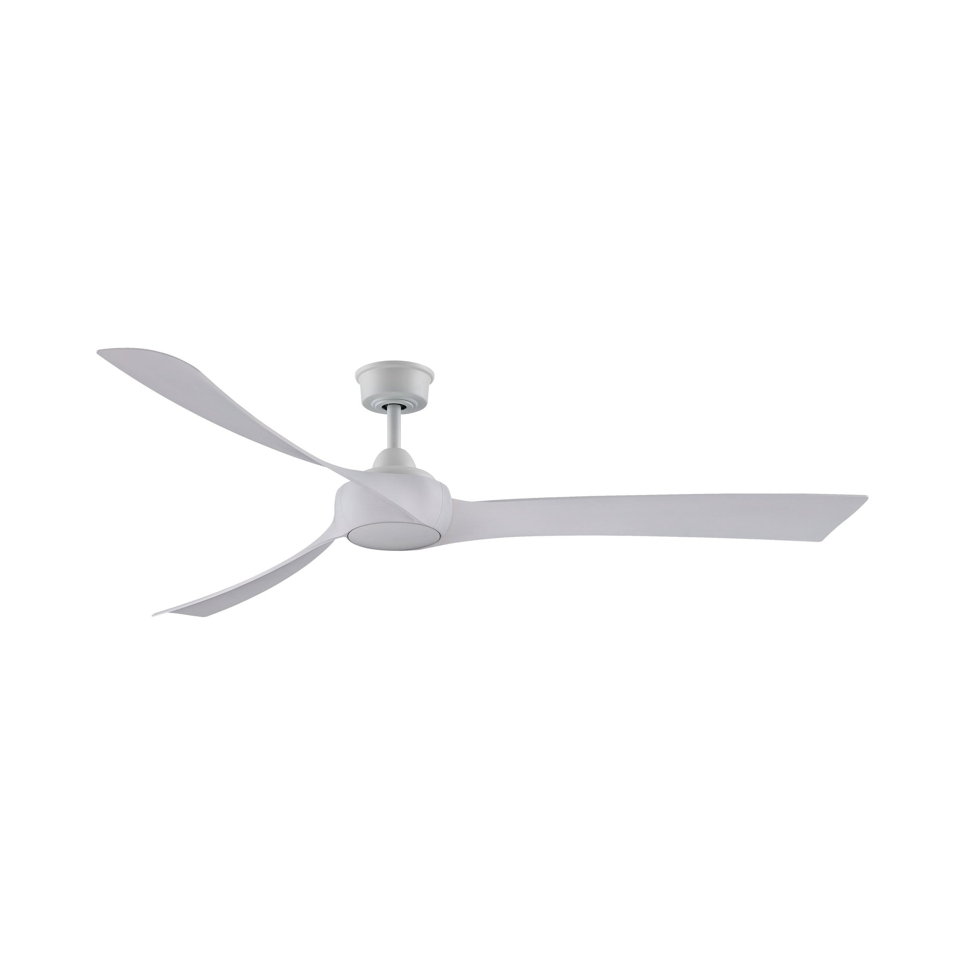 Wrap Custom 72 Inch Ceiling Fan in Matte White/White Washed.