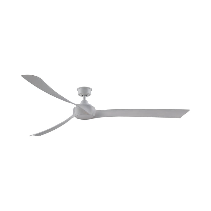 Wrap Custom 84 Inch Ceiling Fan in Matte White/White Washed (Without Light Kit).