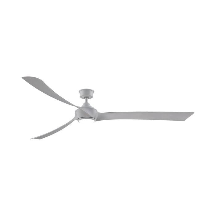 Wrap Custom 84 Inch Ceiling Fan in Matte White/White Washed (Light Kit Included).