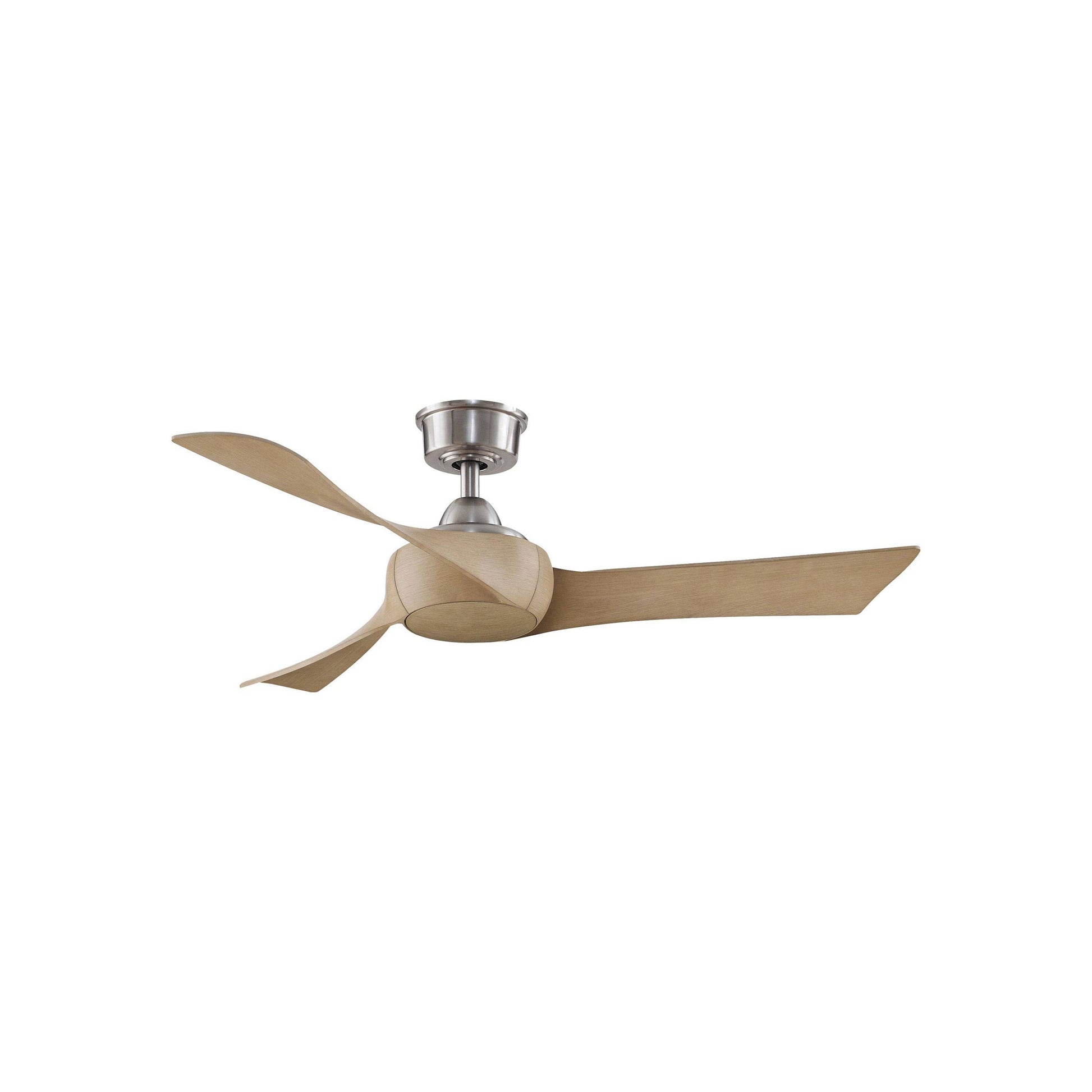 Wrap Custom Ceiling Fan in Brushed Nickel/Natural (48-Inch).