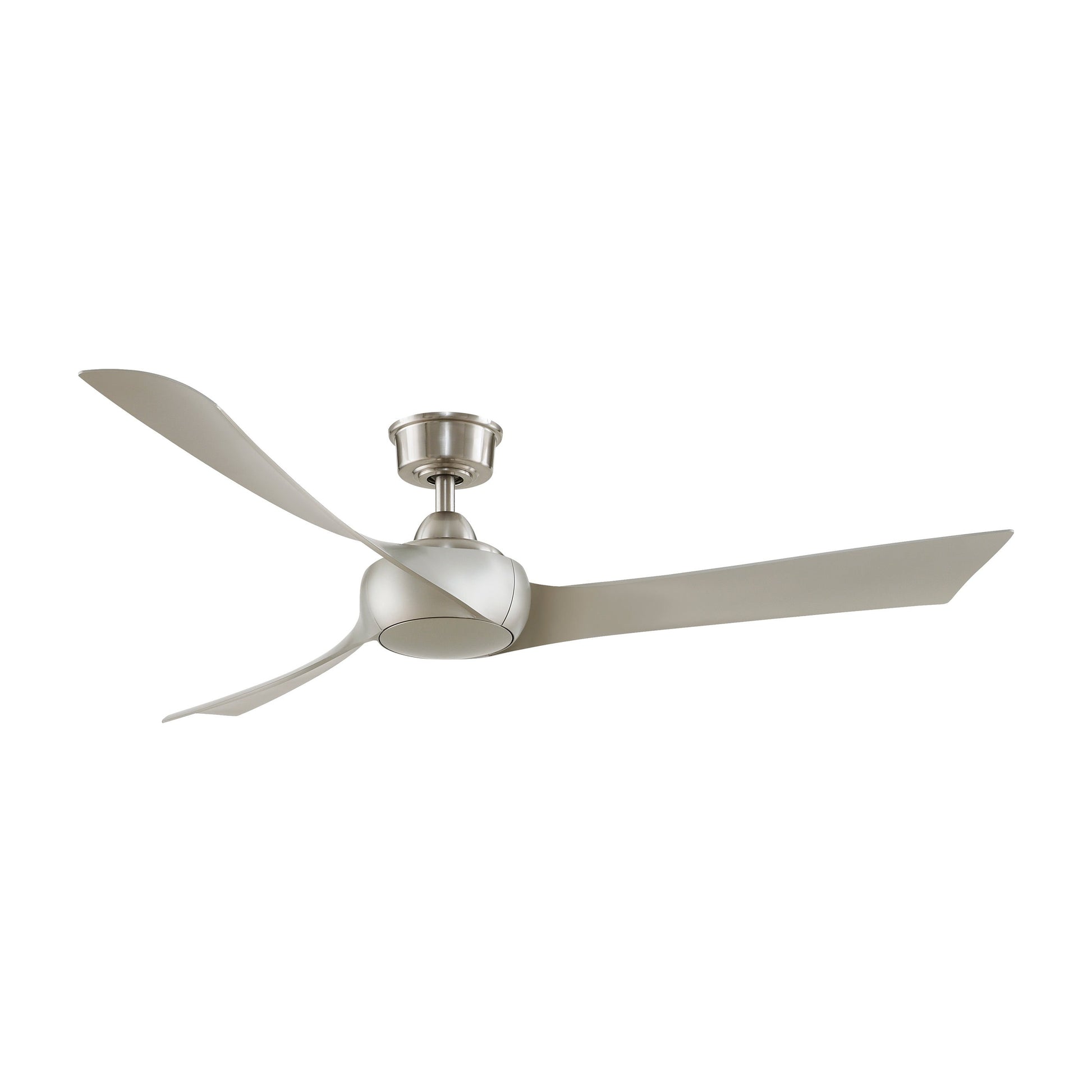 Wrap Custom Ceiling Fan in Brushed Nickel (60-Inch).