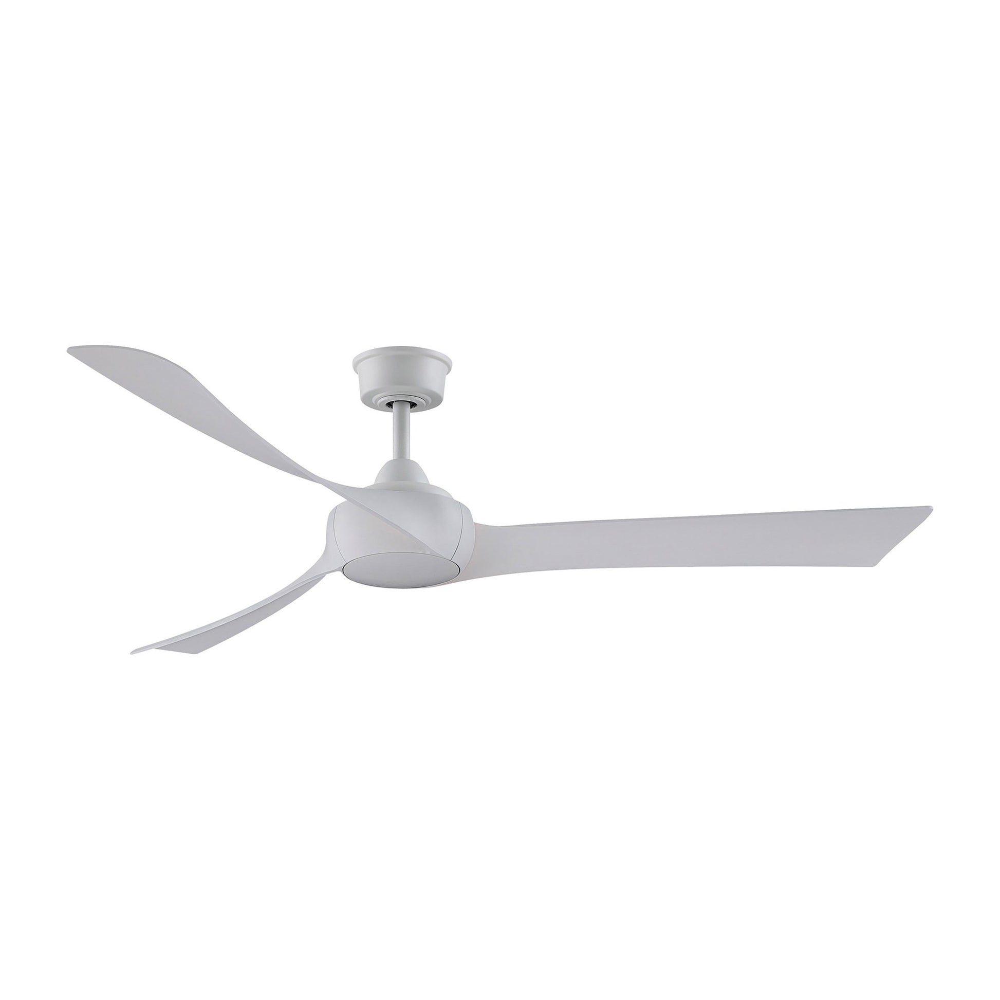 Wrap Custom Ceiling Fan in Matte White/White Washed (64-Inch).