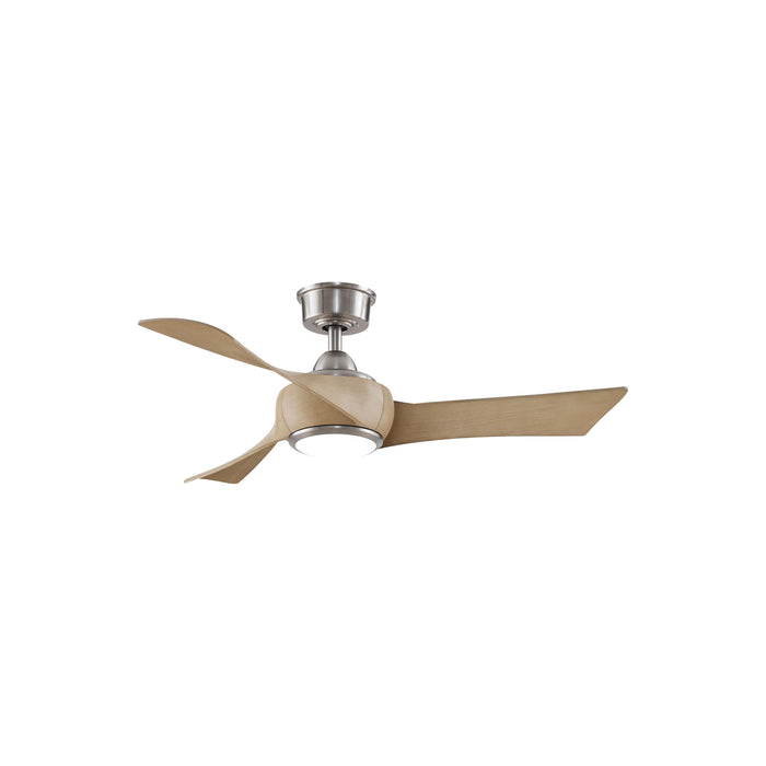 Wrap Custom LED Ceiling Fan in Brushed Nickel/Natural (44-Inch).