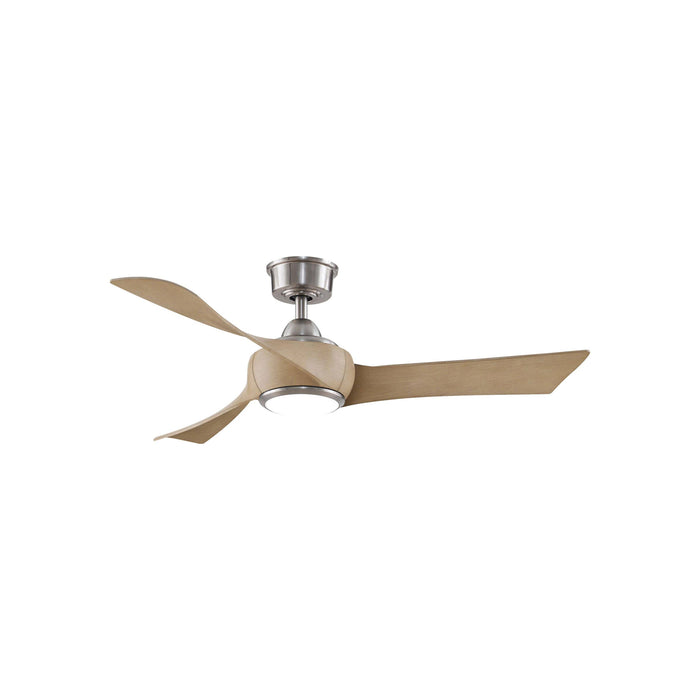 Wrap Custom LED Ceiling Fan in Brushed Nickel/Natural (48-Inch).
