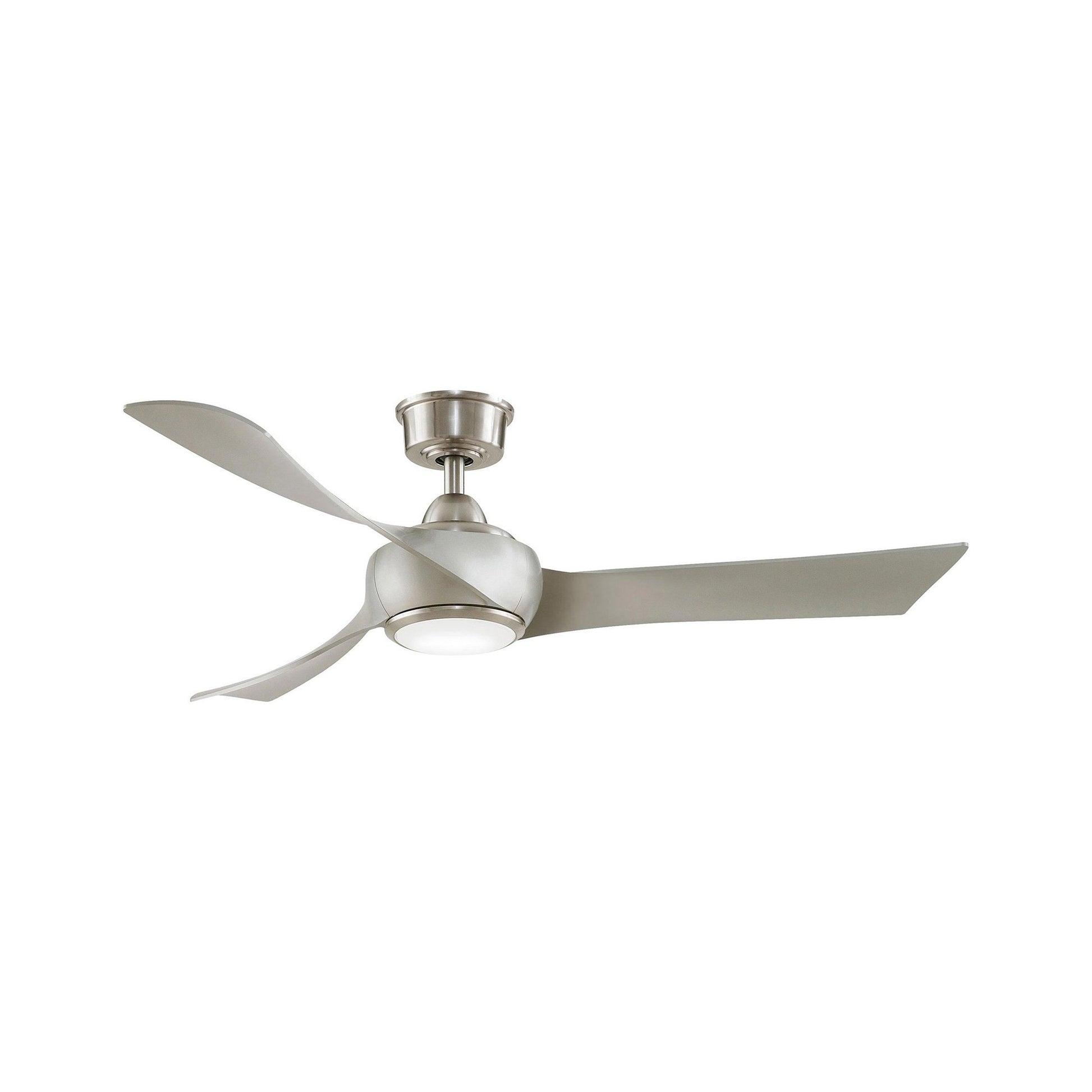 Wrap Custom LED Ceiling Fan in Brushed Nickel (52-Inch).