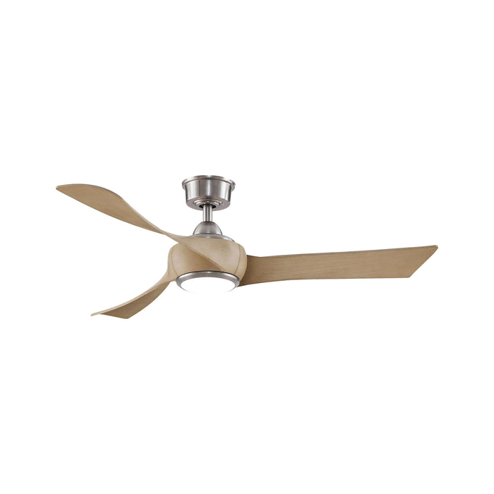 Wrap Custom LED Ceiling Fan in Brushed Nickel/Natural (52-Inch).