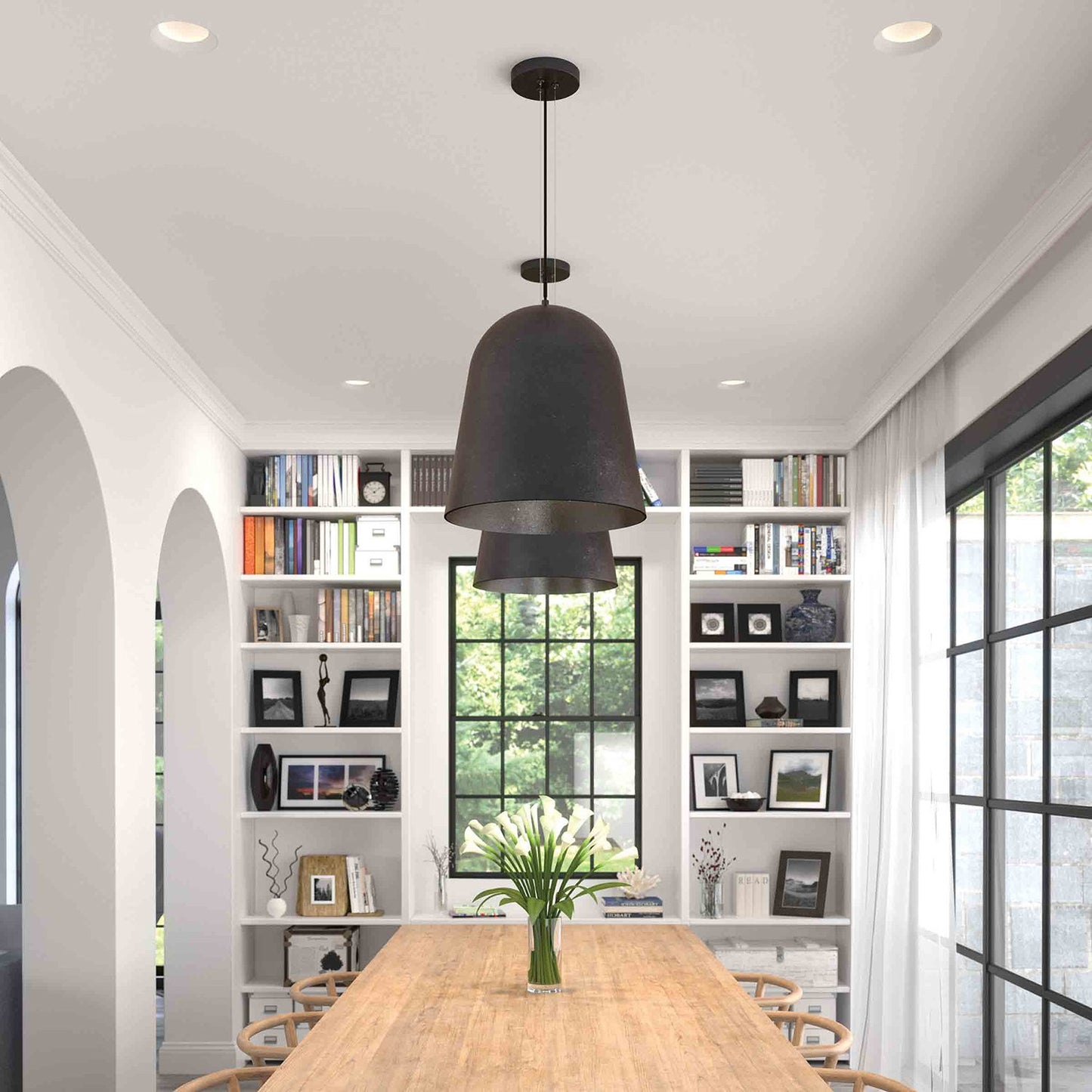 Fett Pendant Light in dining room.