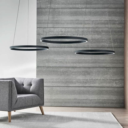 Fiama LED Suspension Light in living room.