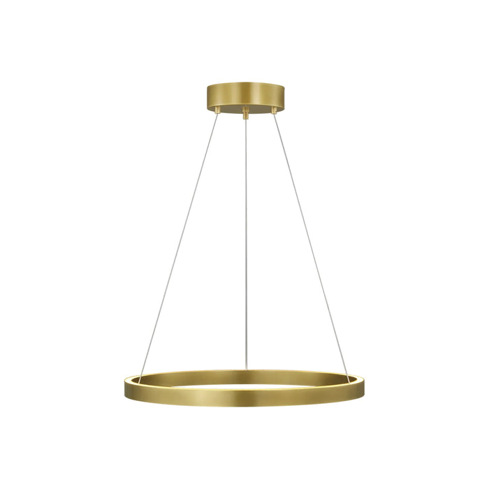 Fiama LED Suspension Light in Plated Brass (Small).