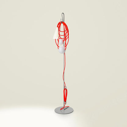 Filo LED Floor Lamp in Eastern Coral.