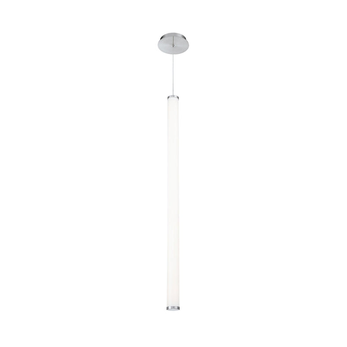 Flare LED Linear Pendant Light in Brushed Nickel (X-Large).