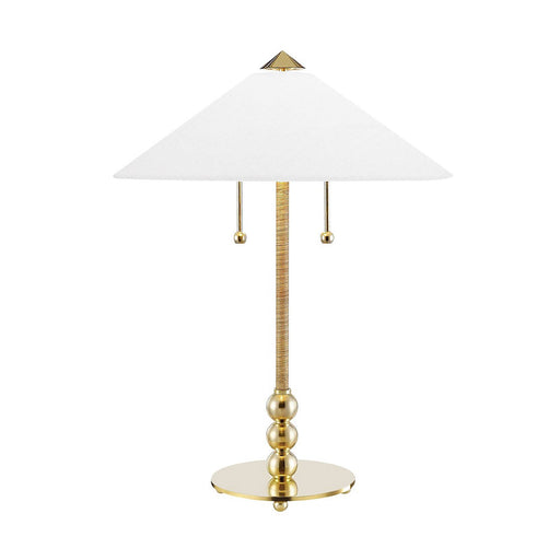 Flare Table Lamp in Brass.