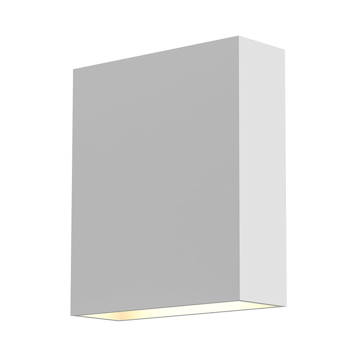 Flat Box™ Up/Down Outdoor LED Wall Light in Textured White.