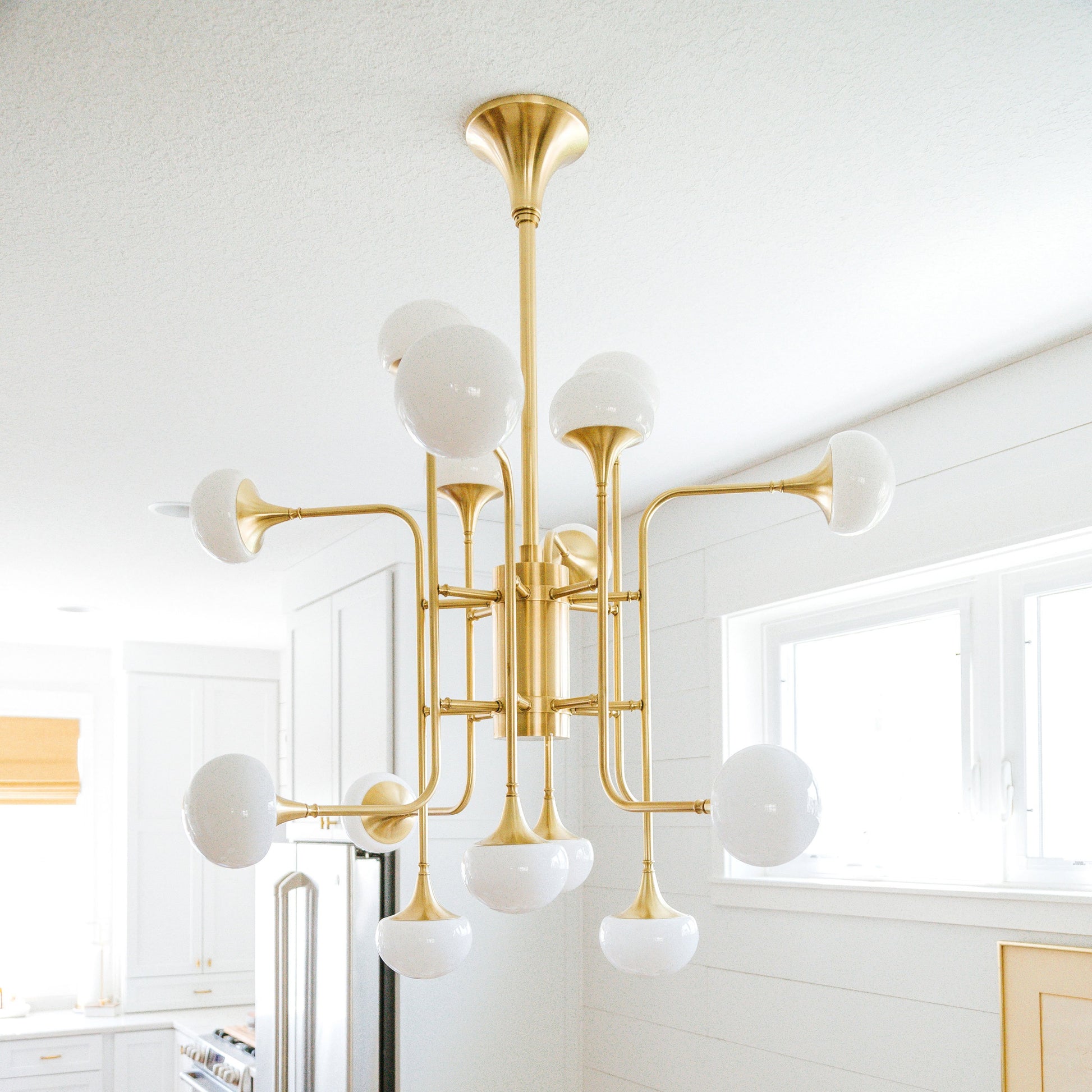 Flemming LED Chandelier in kitchen.