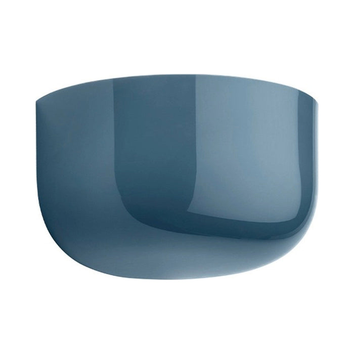 Bellhop Wall Up LED Wall Light in Grey Blue.