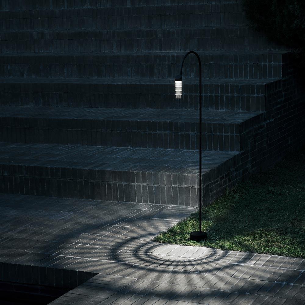 Caule Nest Outdoor LED Bollard - Outside Area.