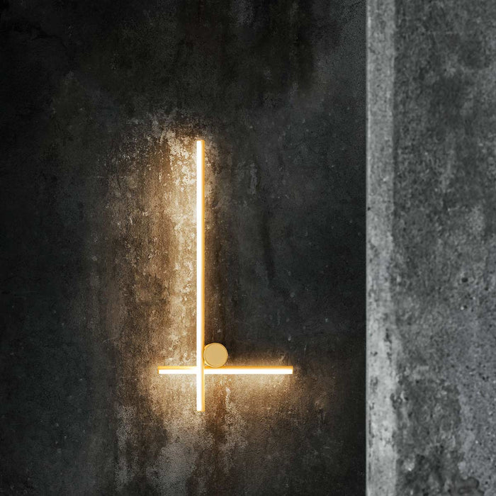 Coordinates Double LED Wall Light in Detail.