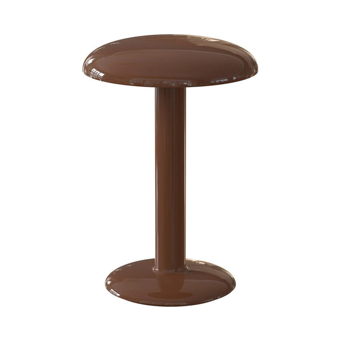 Gustave LED Table Lamp in Lacquered Brown.