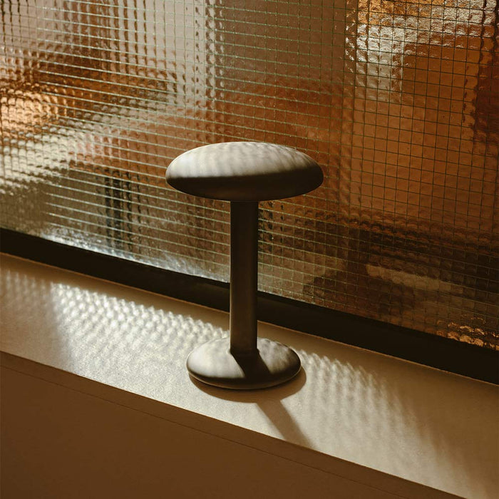 Gustave LED Table Lamp in restaurant.