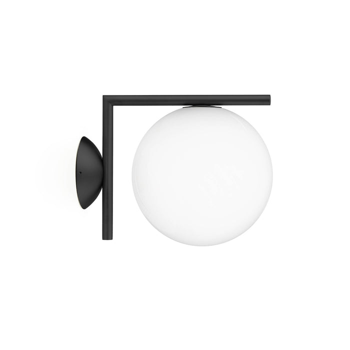 IC Outdoor LED Ceiling / Wall Light in Black (Small).