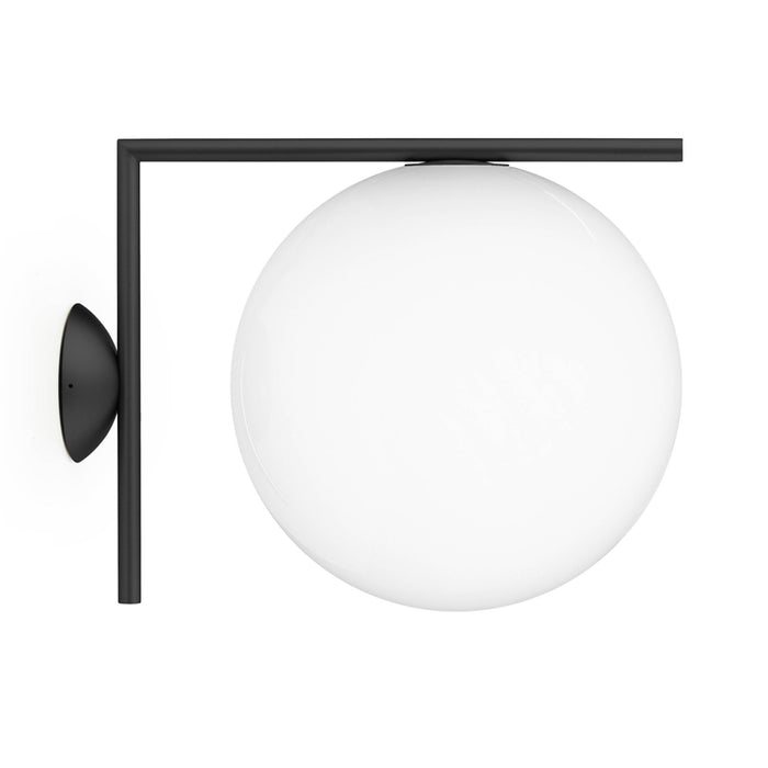 IC Outdoor LED Ceiling / Wall Light in Black (Large).