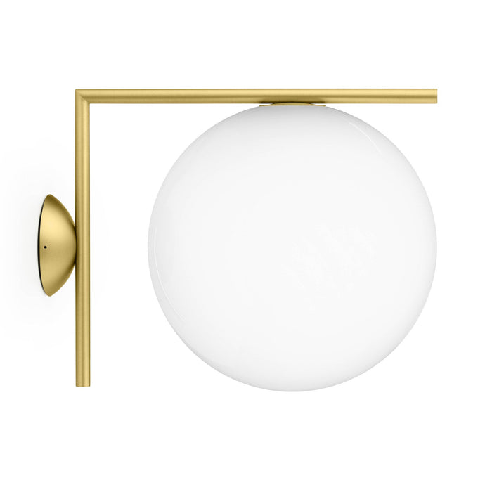 IC Outdoor LED Ceiling / Wall Light in Brass (Large).