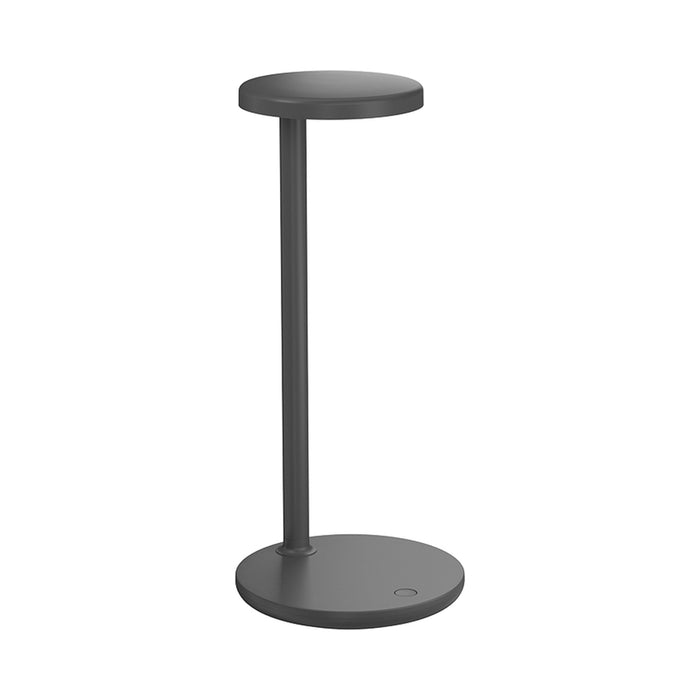 Oblique LED Table Lamp in Anthracite.