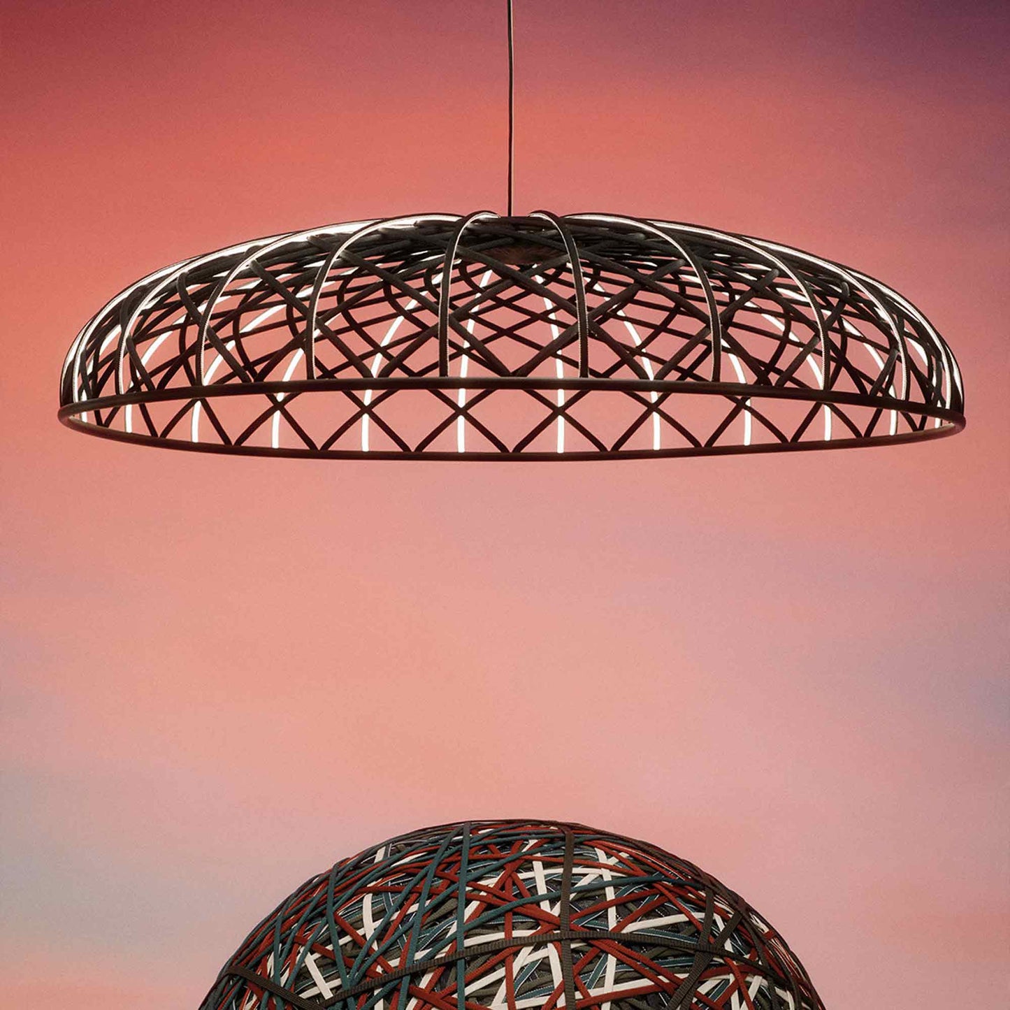 Skynest LED Pendant Light in Detail.