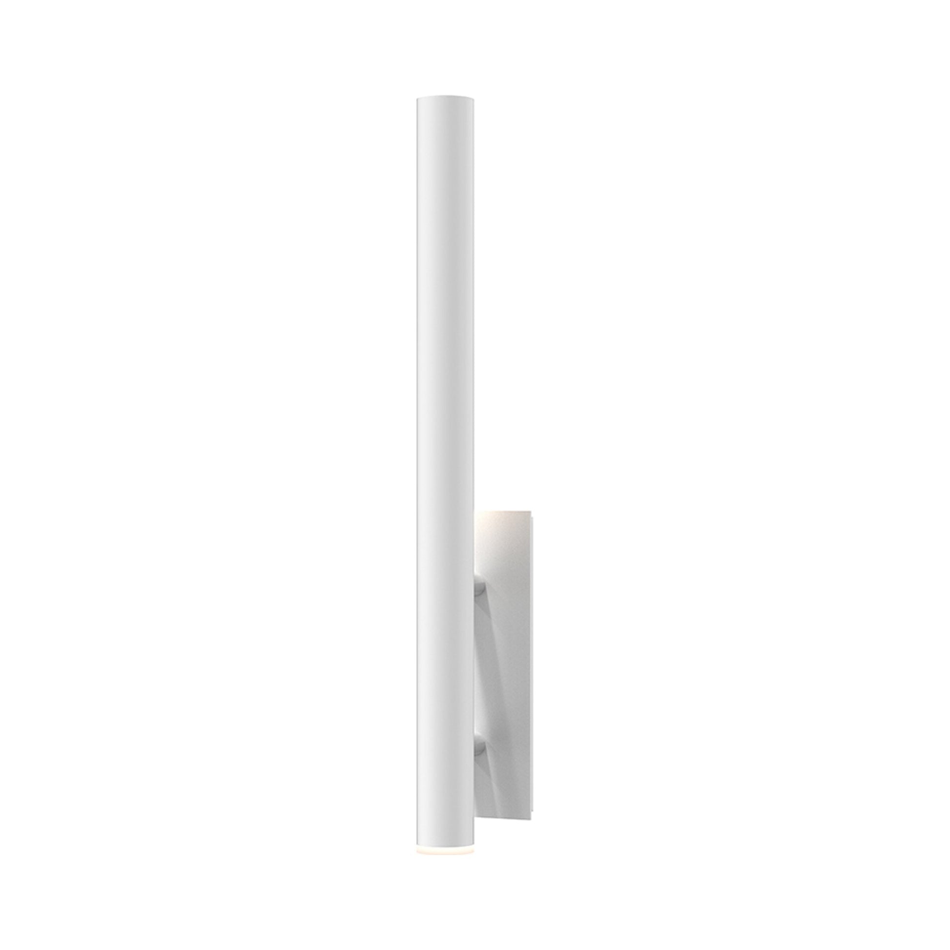 Flue™ Outdoor LED Wall Light in Small/Textured White.