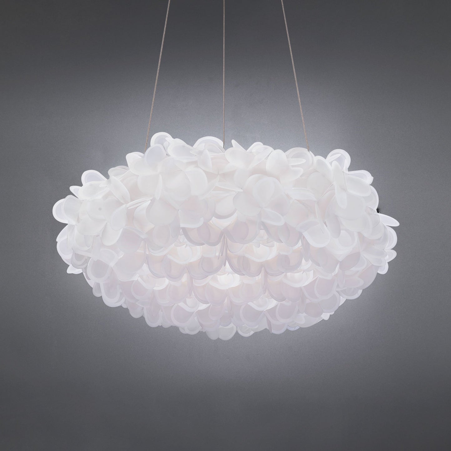 Fluffy LED Pendant Light in Detail.