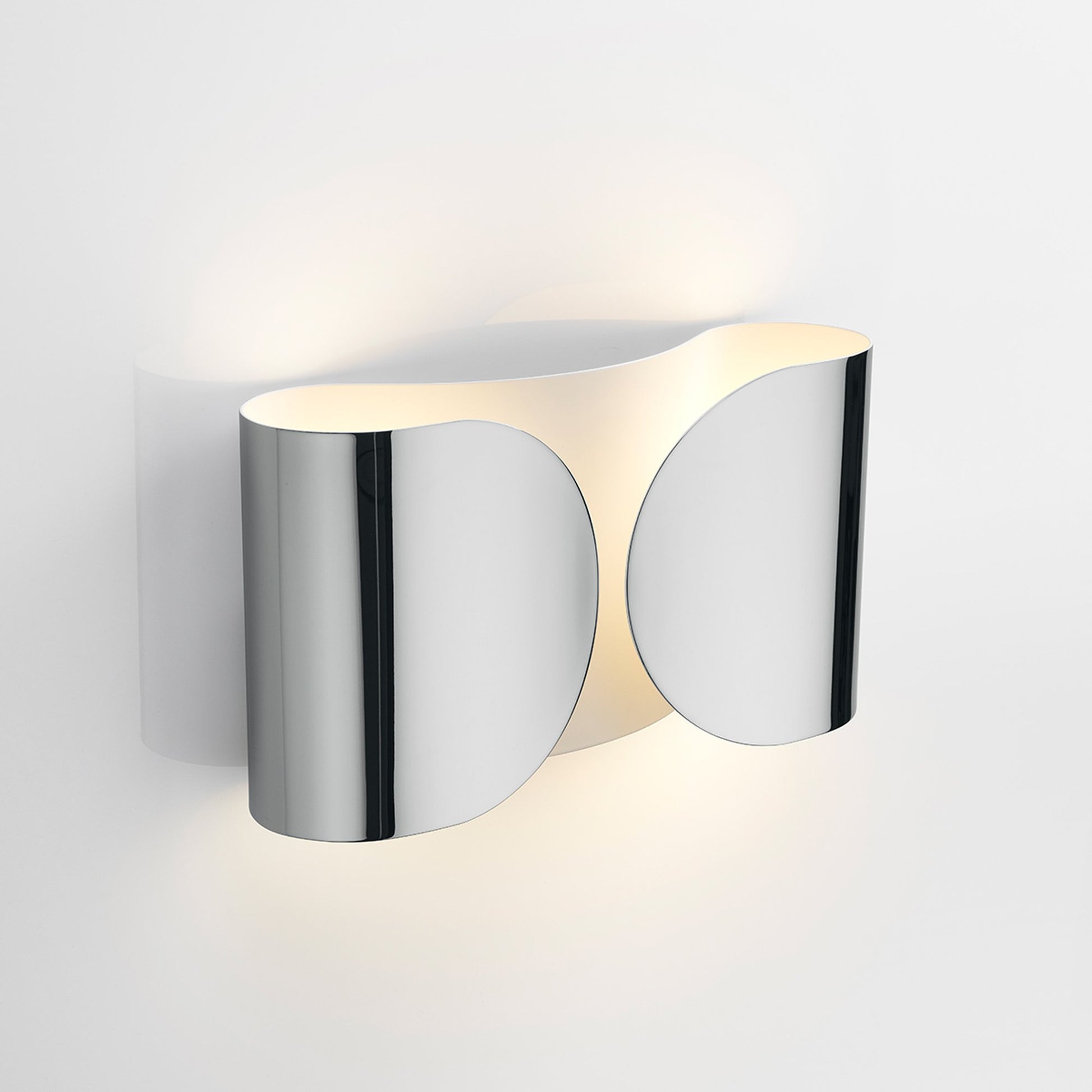 Foglio Wall Light Illuminated