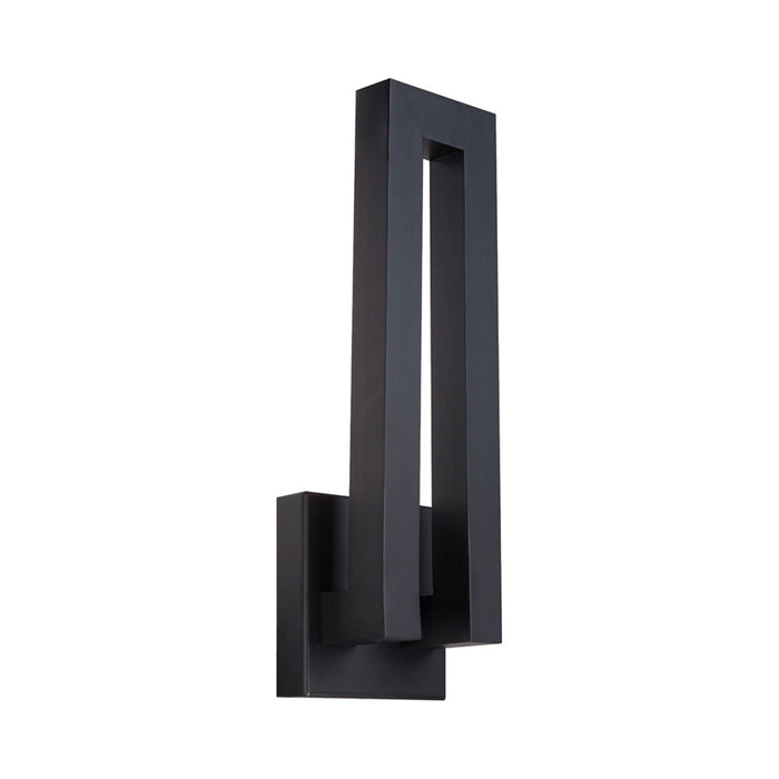 Forq Outdoor LED Wall Light in Small/Black.