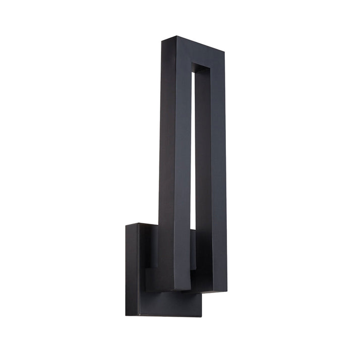 Forq Outdoor LED Wall Light in Black.