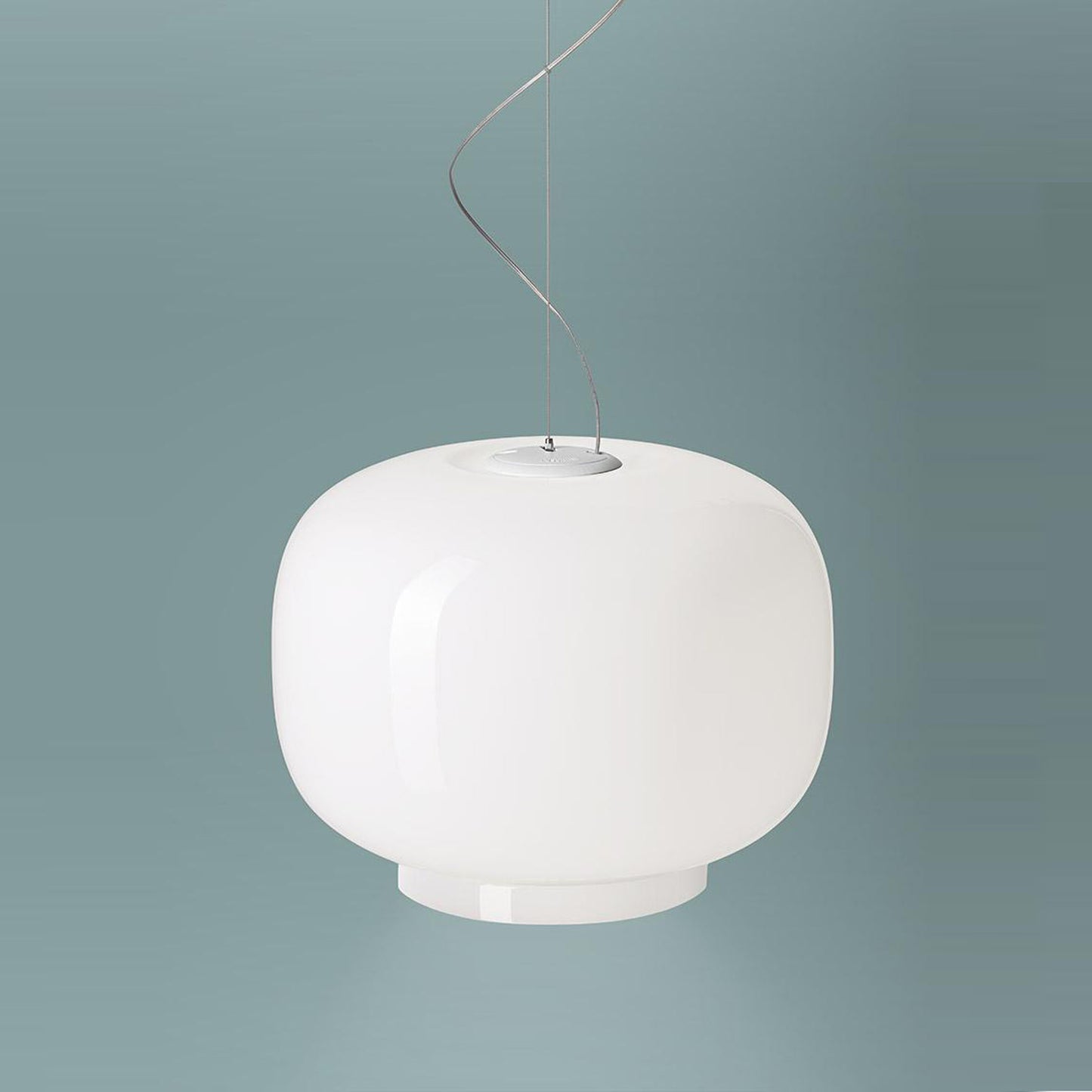 Chouchin 1 LED Pendant Light in White.